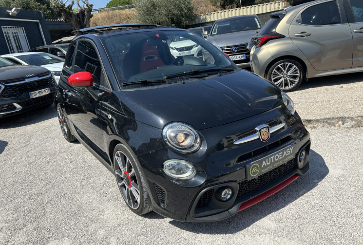 ABARTH 500 1.4 Turbo T-Jet 595 Turismo 165 Ch E6D full * TOIT OUVRANT * GPS * RADAR AR *