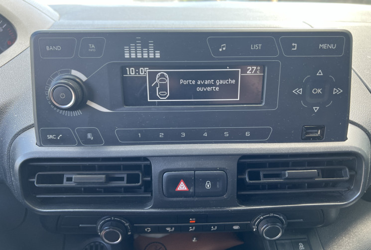 PEUGEOT PARTNER  L2 Cabine approfondie 1.5 BlueHDi 100 cv PRO