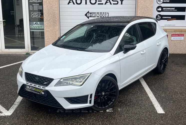 SEAT Leon 2.0 TSI 265 ch Cupra DSG historique / Entretien complet