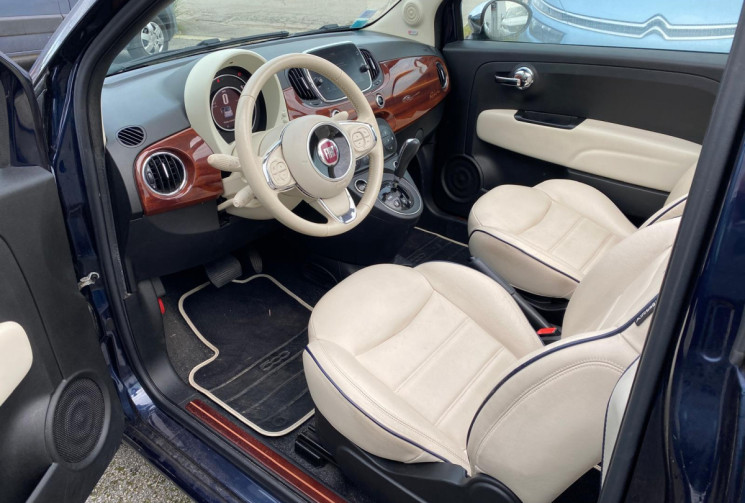 FIAT 500C C Phase 3 1.2 MPi  69 CV RIVA CUIR 