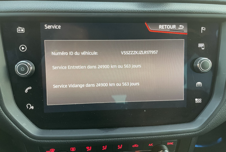 SEAT IBIZA Xcellence 1.0 EcoTSI 95cv * Caméra * Carplay * Alcantara * Keyless * Régul Adaptatif