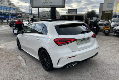 MERCEDES CLASSE A IV 180 D AMG LINE 7G-DCT * ENTRETIEN MERCEDES * TOIT OUVRANT * CUIR BLANC / NOIR