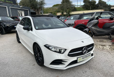 MERCEDES CLASSE A IV 180 D AMG LINE 7G-DCT * ENTRETIEN MERCEDES * TOIT OUVRANT * CUIR BLANC / NOIR