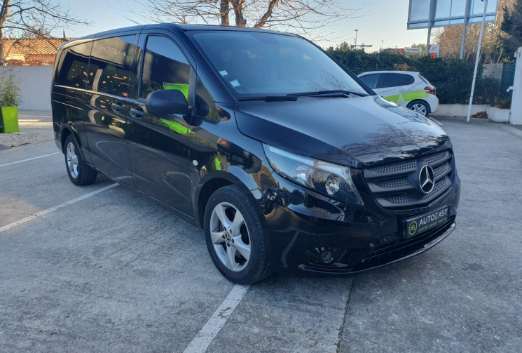 MERCEDES VITO TOURER 119 CDi 190 Extra Long 7G-Tronic * 9places * Cuir * TVA Récup