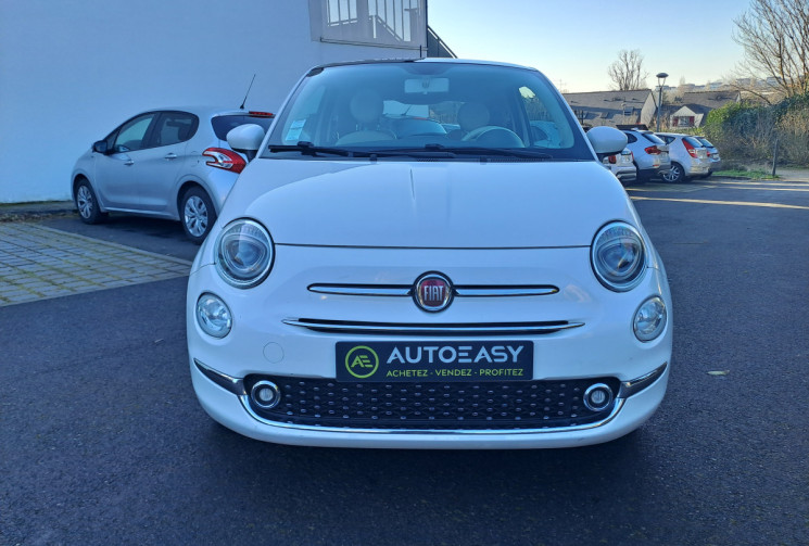 FIAT 500  1.2 69ch Lounge Toit Pano Kit Courroie neuf