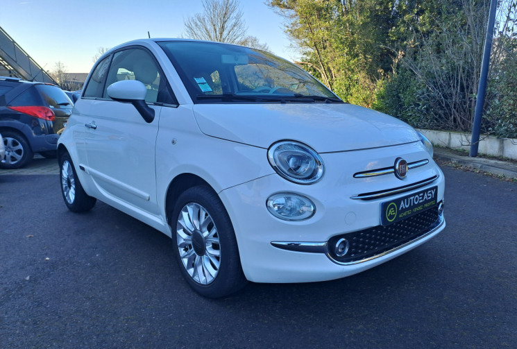 FIAT 500  1.2 69ch Lounge Toit Pano Kit Courroie neuf