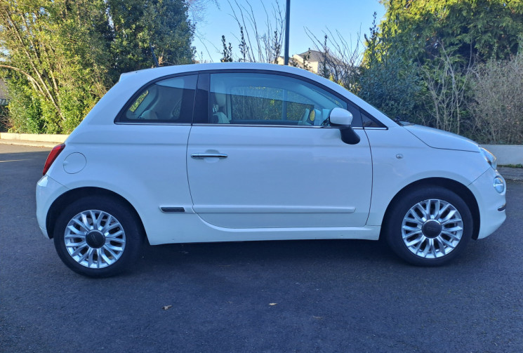 FIAT 500  1.2 69ch Lounge Toit Pano Kit Courroie neuf