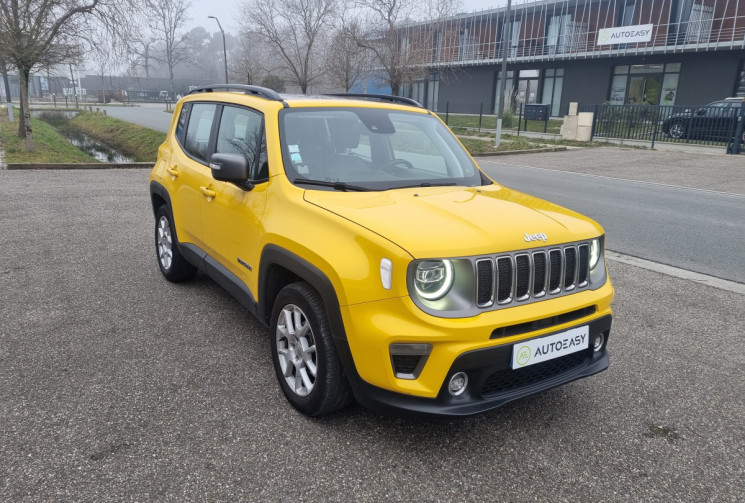 JEEP RENEGADE LIMITED 1.0 GSE 120 cv * Cuir * Toit ouvrant * Carplay * Caméra * Keyless 