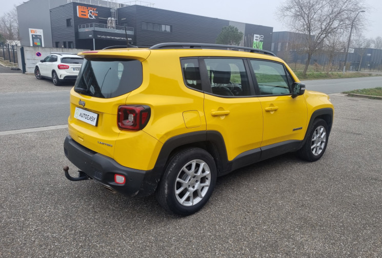 JEEP RENEGADE LIMITED 1.0 GSE 120 cv * Cuir * Toit ouvrant * Carplay * Caméra * Keyless 