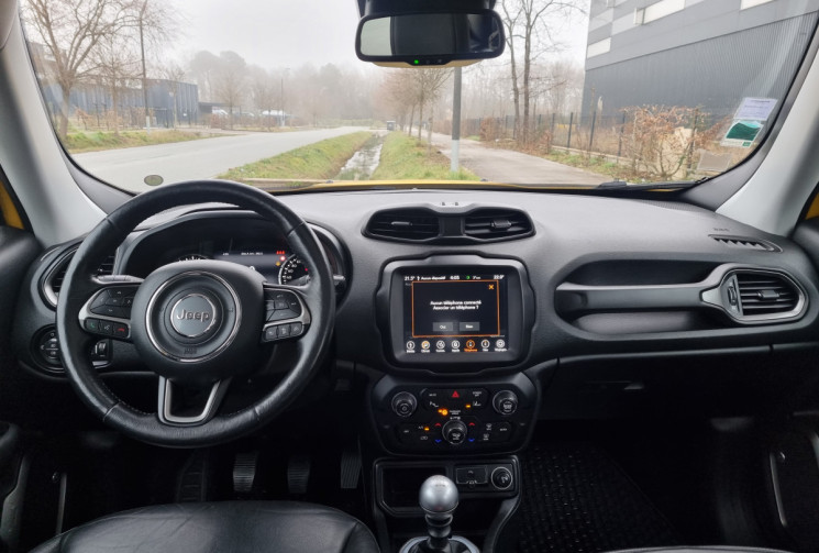 JEEP RENEGADE LIMITED 1.0 GSE 120 cv * Cuir * Toit ouvrant * Carplay * Caméra * Keyless 