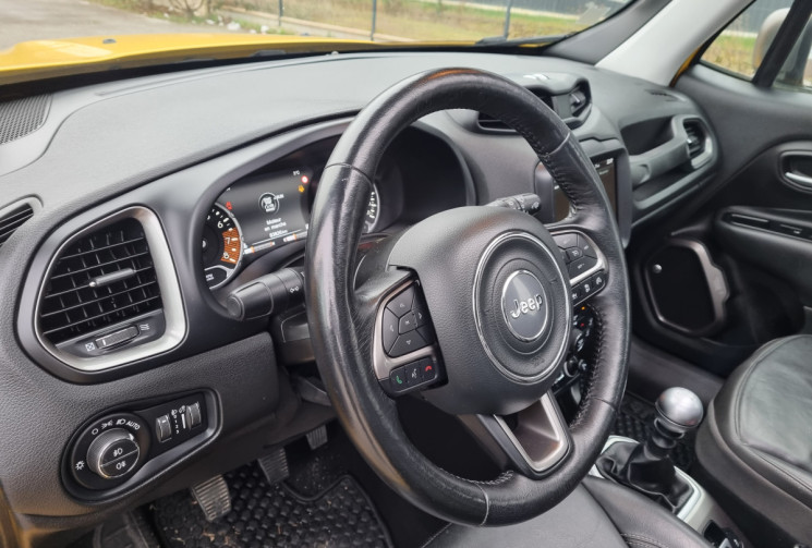 JEEP RENEGADE LIMITED 1.0 GSE 120 cv * Cuir * Toit ouvrant * Carplay * Caméra * Keyless 