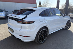 PORSCHE CAYENNE COUPE 462cv E-Hybride / SUPER ETAT/ Toit ouvrant / Blanc carrera / Français / Carbon