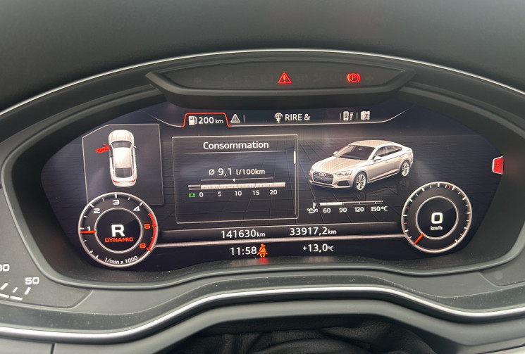 AUDI A5 II Sportback 2.0 TDI S-Tronic 190 S-line Entretien exclusif Audi Disponible / Carplay