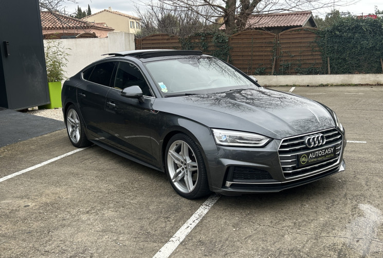 AUDI A5 II Sportback 2.0 TDI S-Tronic 190 S-line Entretien exclusif Audi Disponible / Carplay