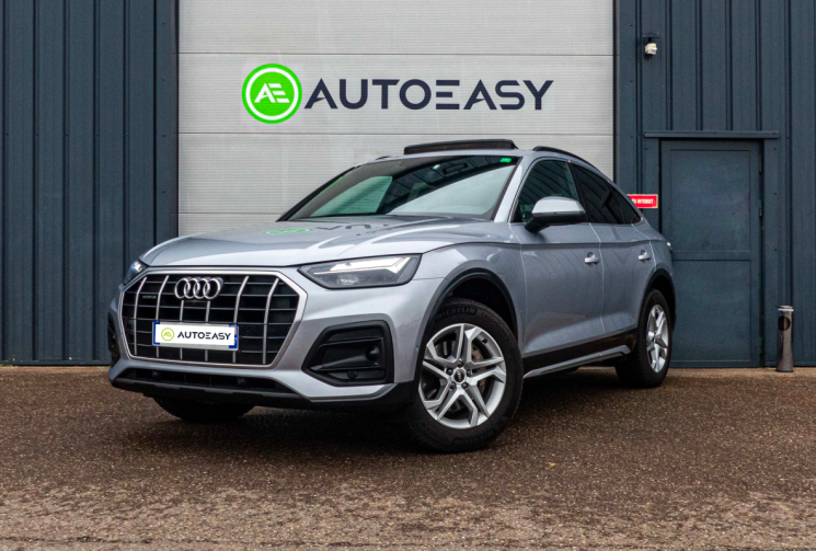 AUDI Q5 Sportback 40 TDI Attelage Toit Ouvrant Cam 360 Cuir GARANTIE 2028