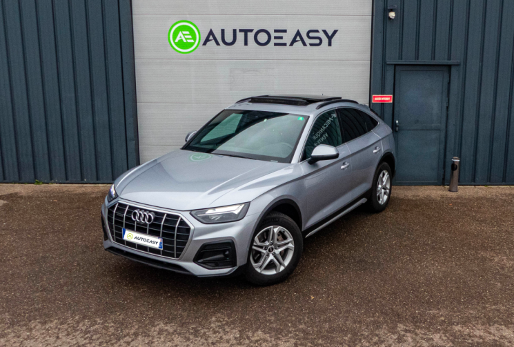 AUDI Q5 Sportback 40 TDI Attelage Toit Ouvrant Cam 360 Cuir GARANTIE 2028