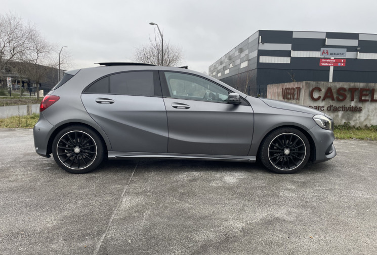 MERCEDES CLASSE A 200d 136 cv Fascination AMG Line * Toit Ouvrant * Caméra * Gris MAT * Phase 2