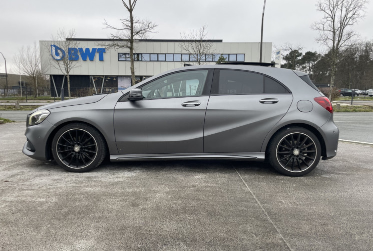 MERCEDES CLASSE A 200d 136 cv Fascination AMG Line * Toit Ouvrant * Caméra * Gris MAT * Phase 2