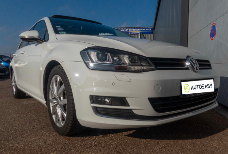 VOLKSWAGEN GOLF  VII 1.4 TSI 150 DSG Carat toit ouvrant LED entretien 100% VW