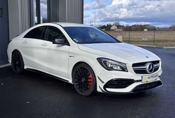 Mercedes CLA Phase 2 45 AMG 2.0 i Turbo 4MATIC 7G-DCT 381 cv - Pack Aero - RECARO - Origine France