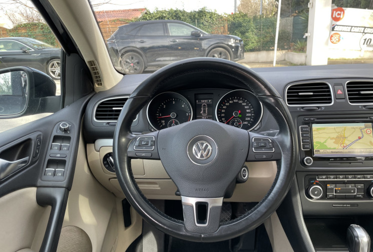 Volkswagen Golf 2.0 TDI 140 CARAT * Caméra / GPS / Key Less / Sellerie Alcantara chauffants