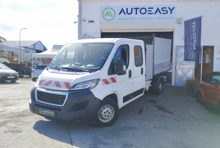 Peugeot BOXER 2.2 HDI 140 BENNE DOUBLE CABINE CLIM + CAMERA